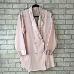 Victorias Secret Gold Tag Button Gown- Size S